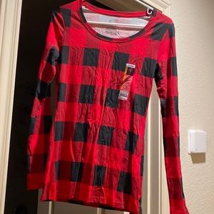 NWT Long Sleeve Buffalo Plaid Shirt Sz Medium